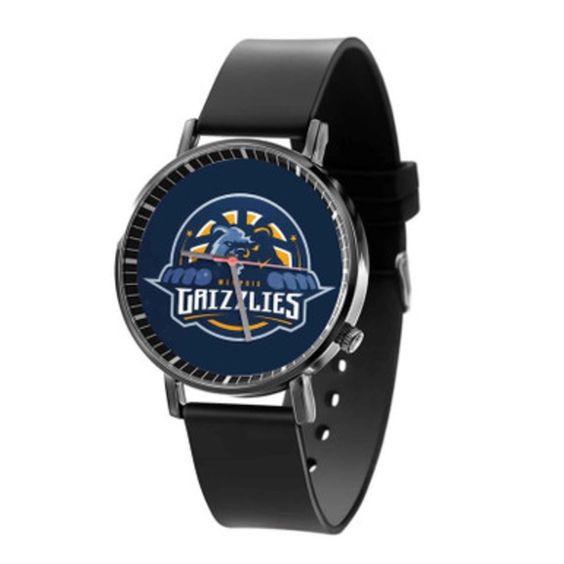 Memphis Grizzlies NBA Art Black Quartz Watch Unisex With Premium Gift Box