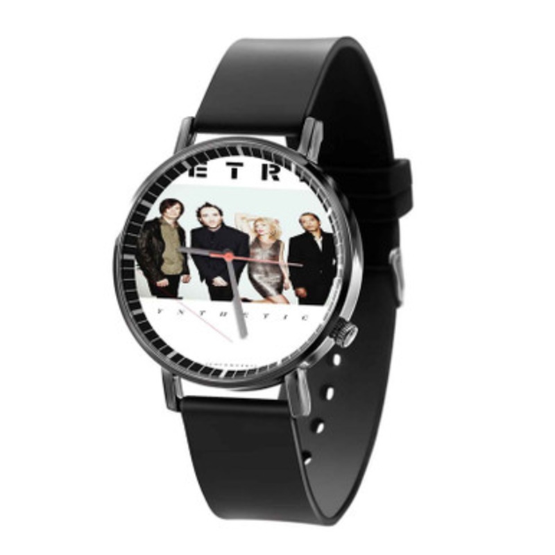 MEtric Band Black Quartz Watch With Premium Gift Box for Unisex