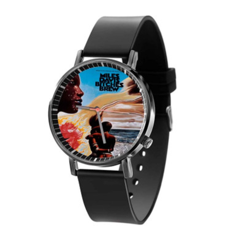 Miles Davis Bitches Brew Black Quartz Watch Unisex With Premium Gift Box