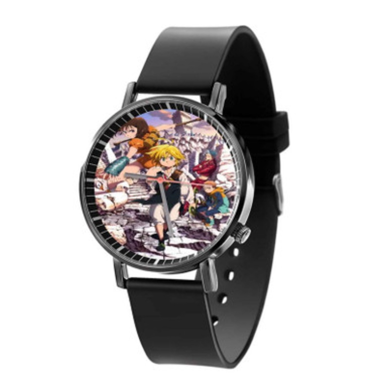 Nanatsu no Taizai Unisex Black Quartz Watch With Premium Gift Box