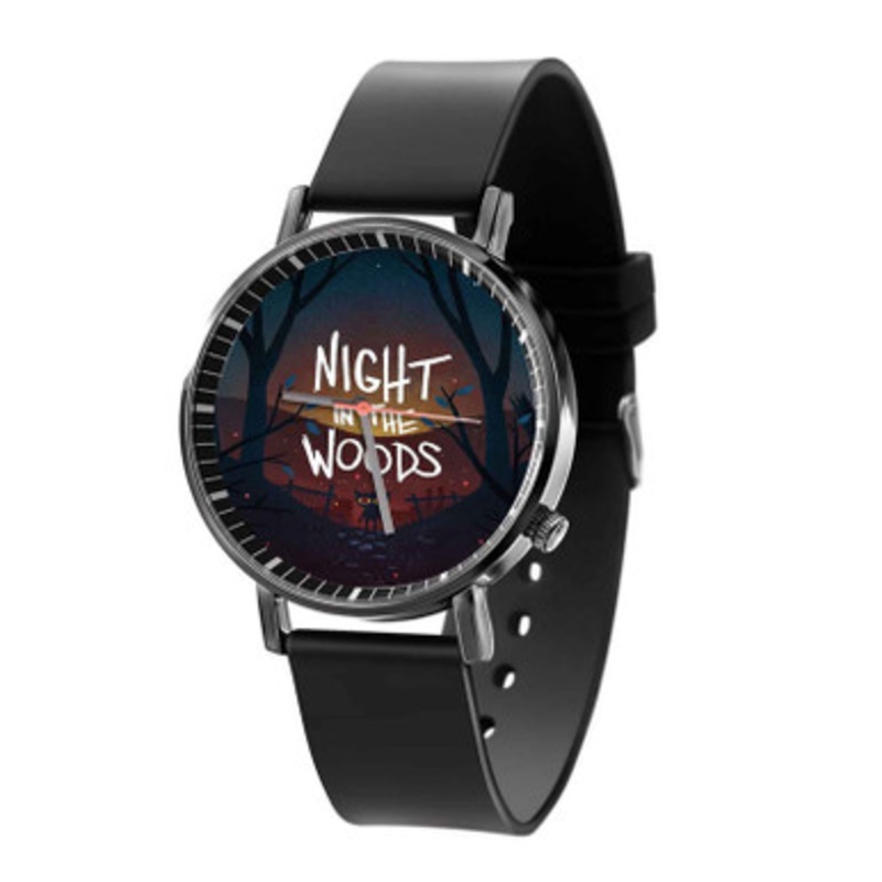 Night in The Woods Great Unisex Black Quartz Watch With Premium Gift Box