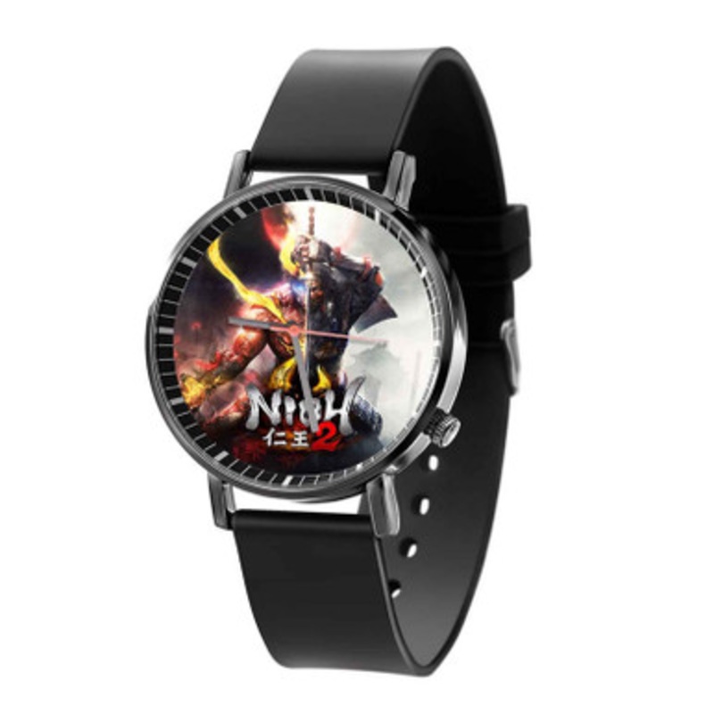 Nioh 2 Black Quartz Watch Unisex With Premium Gift Box