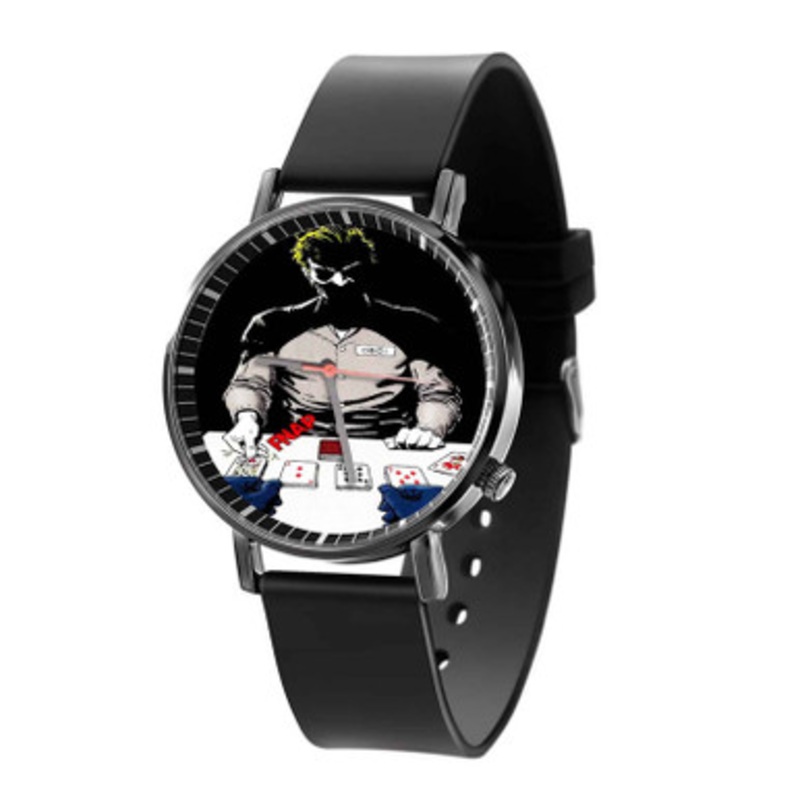 Playing Card Batman The Killing Joke Unisex Black Quartz Watch With Premium Gift Box