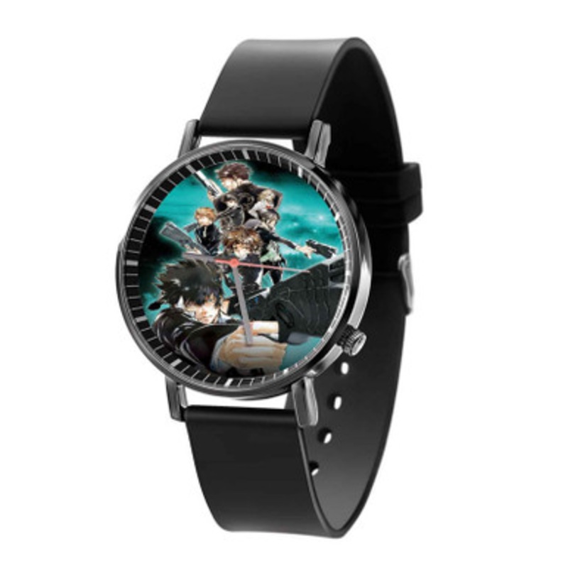 Psycho Pass Characters Black Quartz Watch Unisex With Premium Gift Box