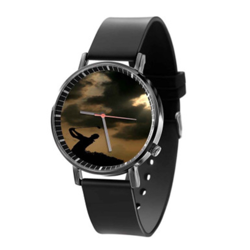 Rory Mc Ilroy Silhouette Black Quartz Watch Unisex With Premium Gift Box
