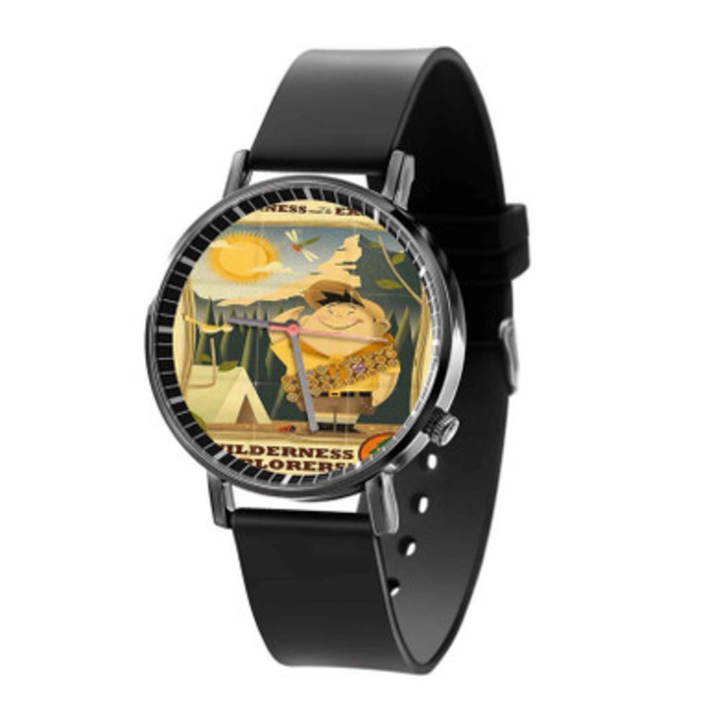 Russel Disney Pixar Up Black Quartz Watch Unisex With Premium Gift Box