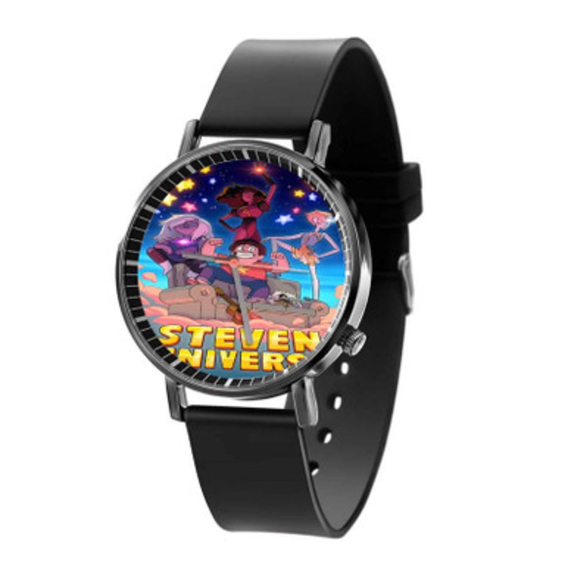 Steven Universe in the Sky Black Quartz Watch Unisex With Premium Gift Box
