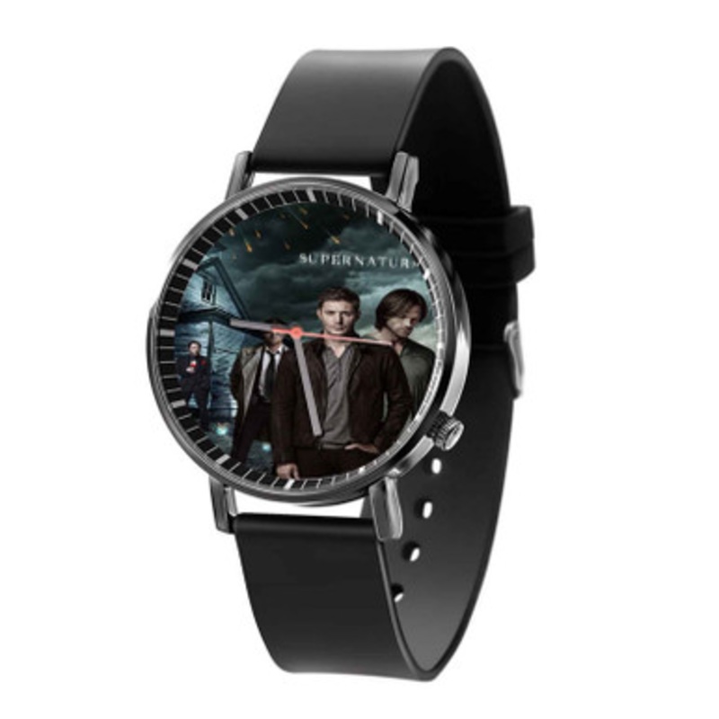 Supernatural Meteor Black Quartz Watch Unisex With Premium Gift Box
