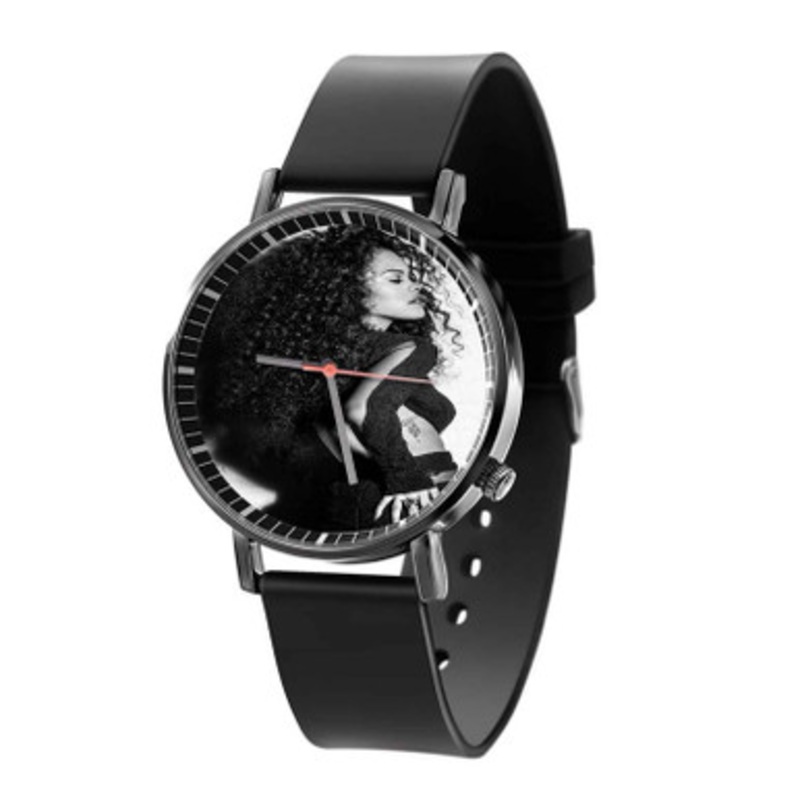 Teyana Taylor Black Quartz Watch Unisex With Premium Gift Box