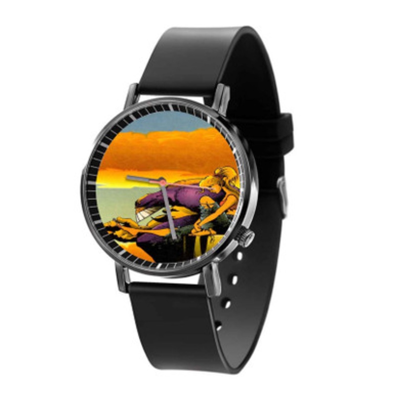 The Maxx Unisex Black Quartz Watch With Premium Gift Box