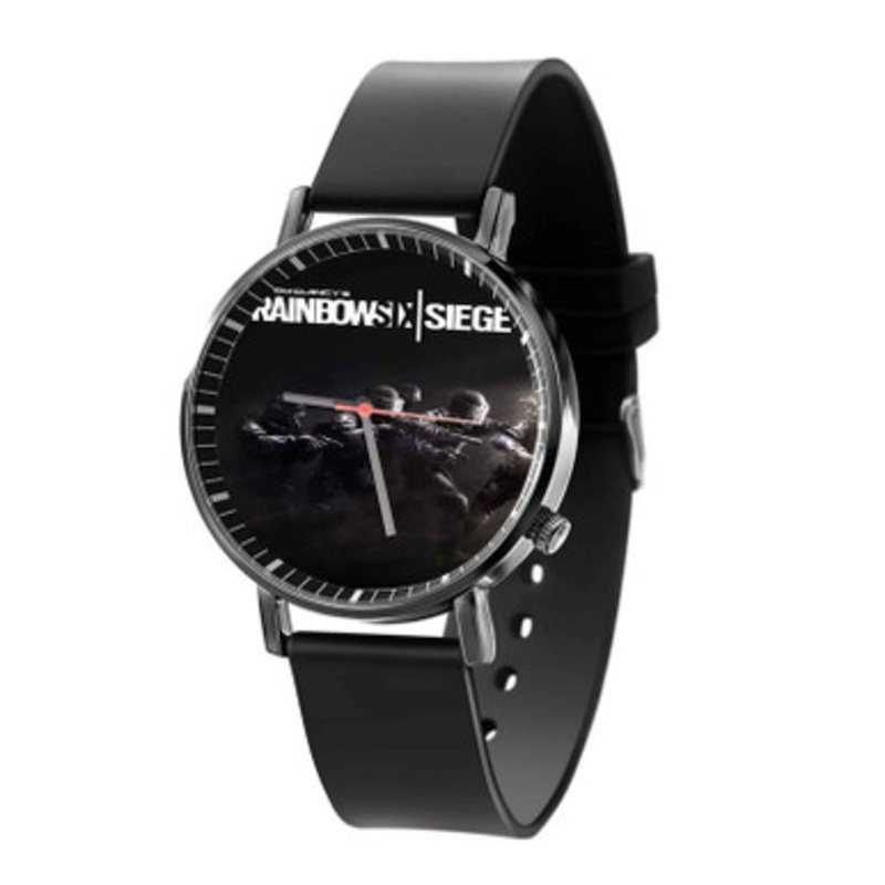 Tom Clancy s Rainbow Six Siege Black Black Quartz Watch Unisex With Premium Gift Box