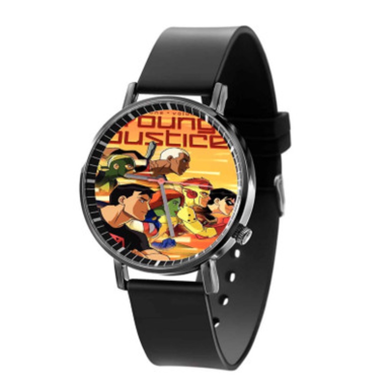 Young Justice 2010 Unisex Black Quartz Watch With Premium Gift Box