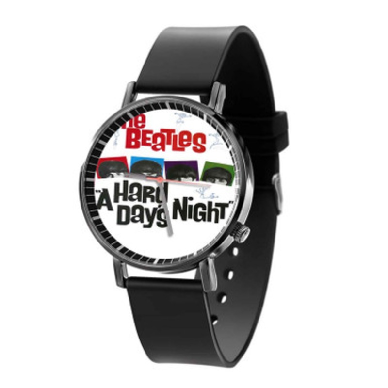A Hard Day s Night Unisex Black Quartz Watch With Premium Gift Box