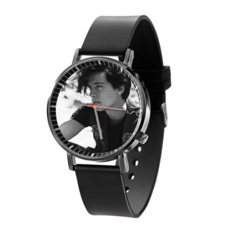 Cole Sprouse Art Black Quartz Watch Unisex With Premium Gift Box