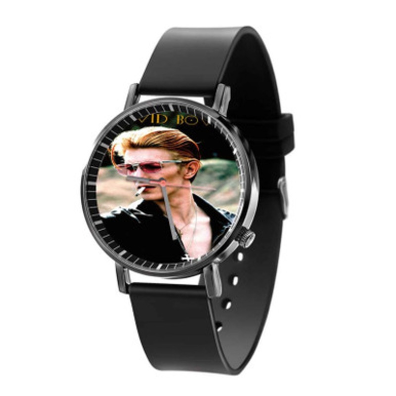 David Bowie Black Quartz Watch Unisex With Premium Gift Box