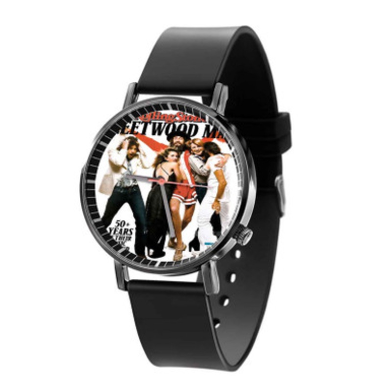 Fleetwood Mac Black Quartz Watch With Premium Gift Box for Unisex