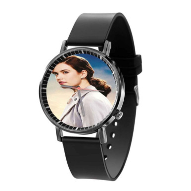 Guernsey Black Quartz Watch With Premium Gift Box for Unisex