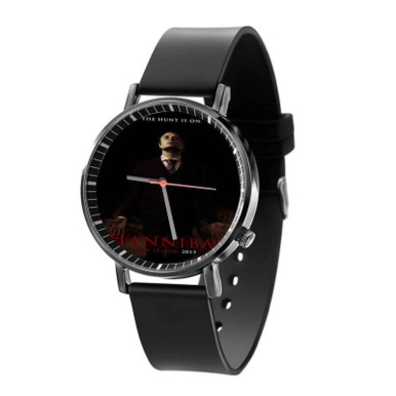 Hannibal New Season Black Quartz Watch Unisex With Premium Gift Box