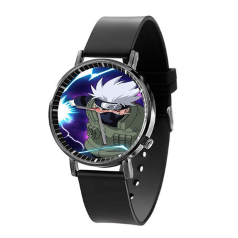 Hatake Kakashi Naruto Shippuden Great Unisex Black Quartz Watch With Premium Gift Box