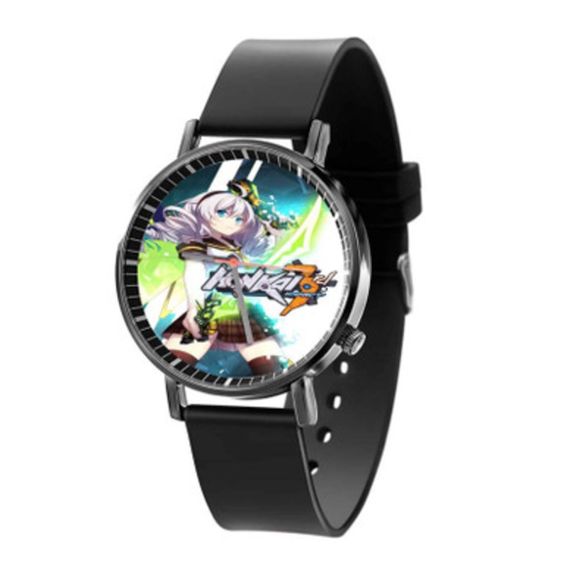Honkai Impact 3rd Black Quartz Watch With Premium Gift Box for Unisex