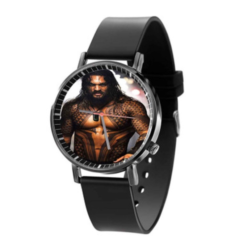 Jason Momoa Aquaman Black Quartz Watch Unisex With Premium Gift Box