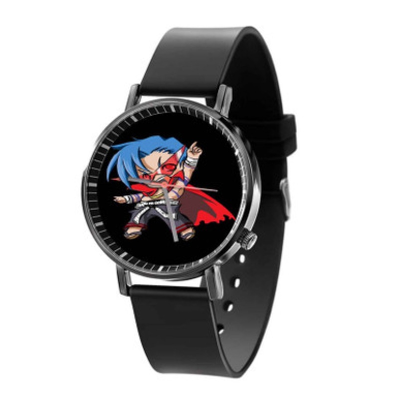 Kamina Little Gurren Lagann Black Quartz Watch Unisex With Premium Gift Box