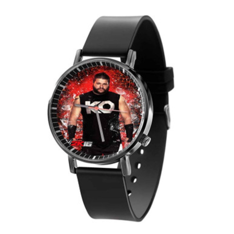 Kevin Owens WWE Black Quartz Watch Unisex With Premium Gift Box