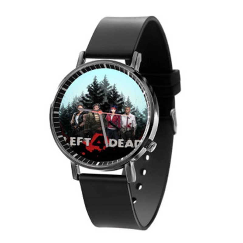 Left 4 Dead Gameplay Unisex Black Quartz Watch With Premium Gift Box