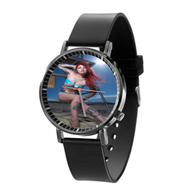 Miss Mischief Black Quartz Watch Unisex With Premium Gift Box