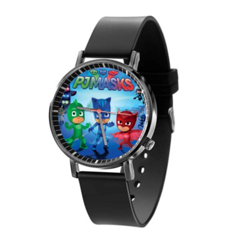 PJ Masks Black Quartz Watch With Premium Gift Box for Unisex