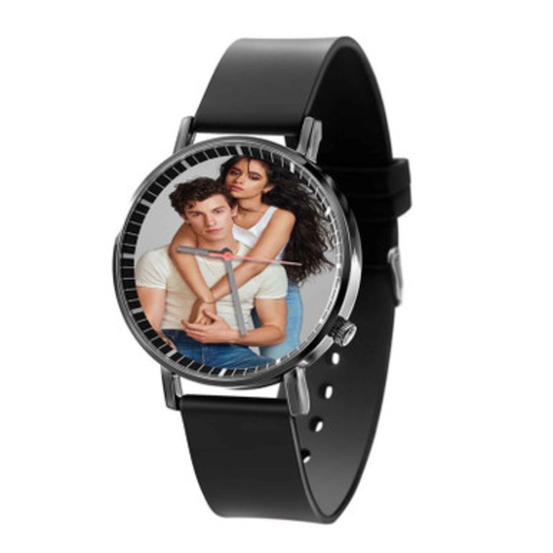 Shawn Mendes and Camila Cabello Black Quartz Watch Unisex With Premium Gift Box