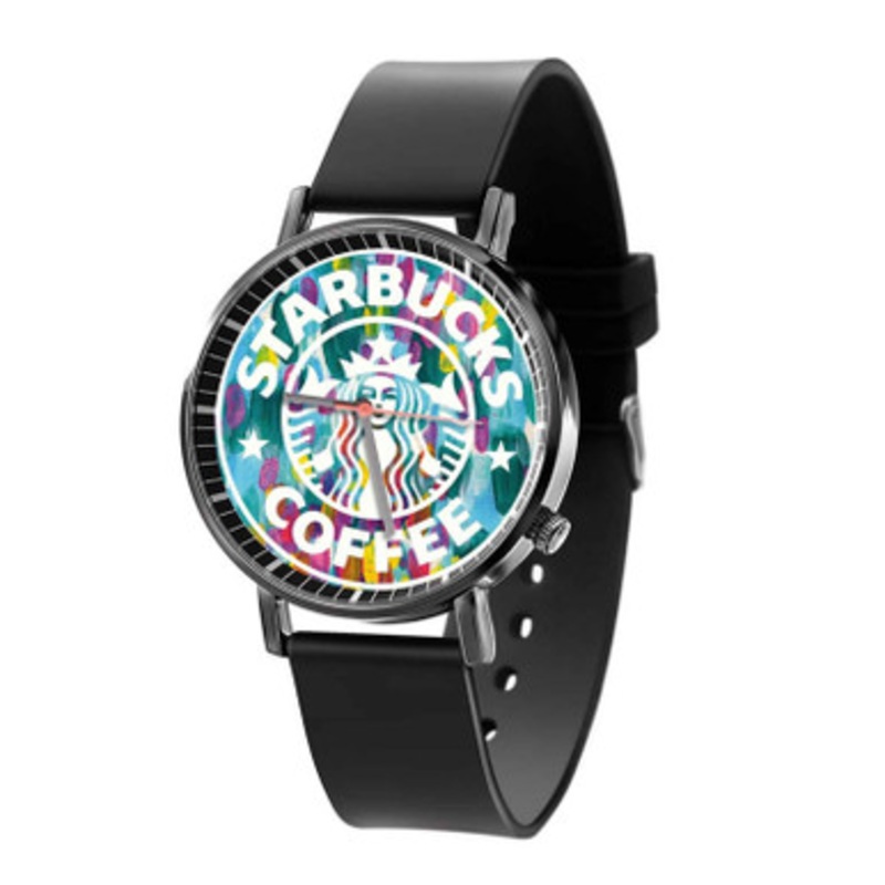 Starbucks Coffee Black Quartz Watch Unisex With Premium Gift Box