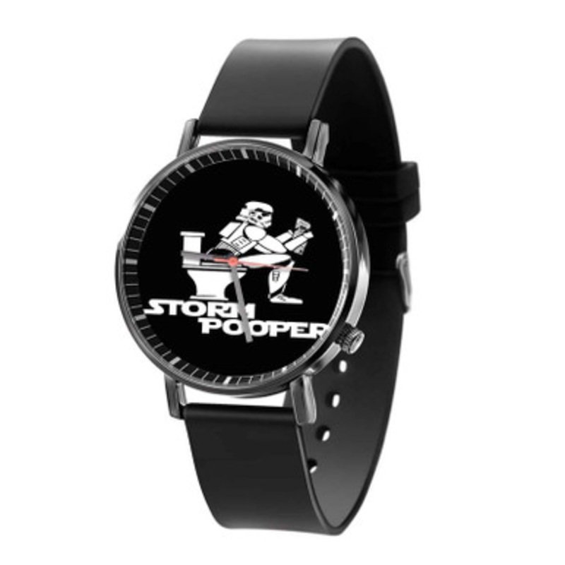 Stormtrooper Stormpooper Black Quartz Watch Unisex With Premium Gift Box