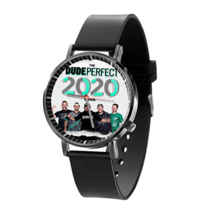 The Dude Perfect 2020 Tour Black Quartz Watch Unisex With Premium Gift Box