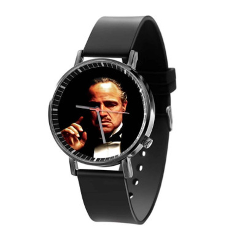 The Godfather Seriously Black Quartz Watch Unisex With Premium Gift Box