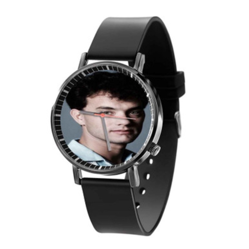Tom Hanks Black Quartz Watch Unisex With Premium Gift Box