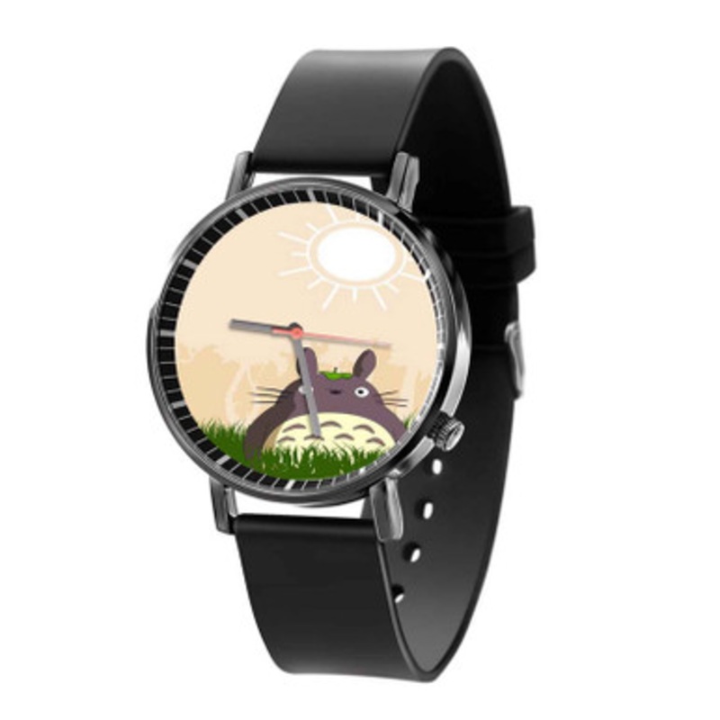 Totoro My Neighbor Totoro Black Quartz Watch Unisex With Premium Gift Box