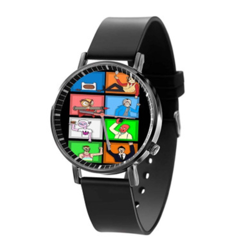 Vannos Gaming Unisex Black Quartz Watch With Premium Gift Box