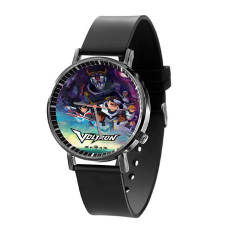 Voltron Black Quartz Watch Unisex With Premium Gift Box