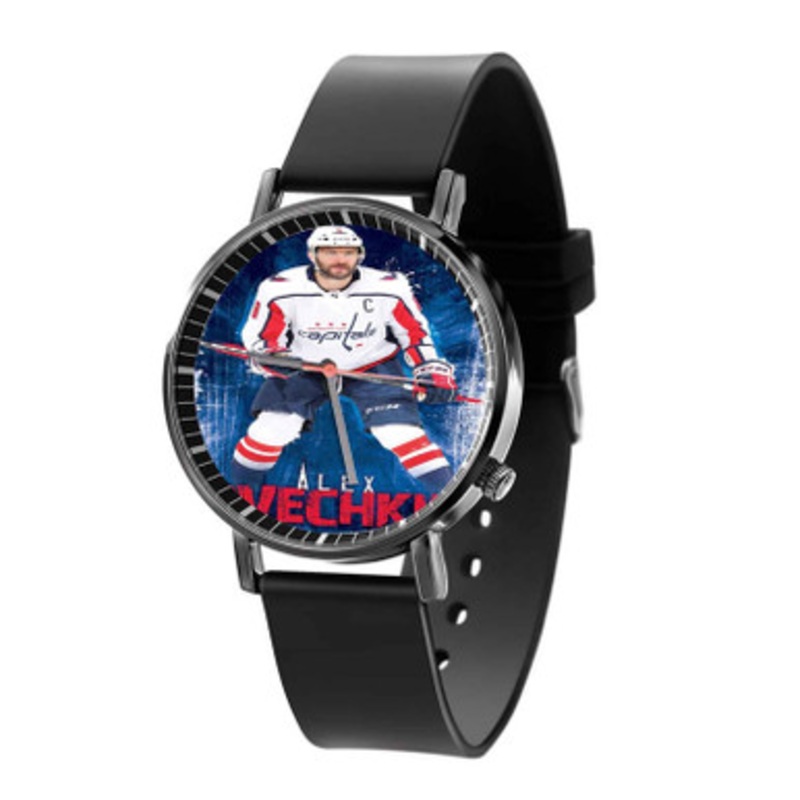 Alexander Ovechkin Washington Capitals Black Quartz Watch Unisex With Premium Gift Box
