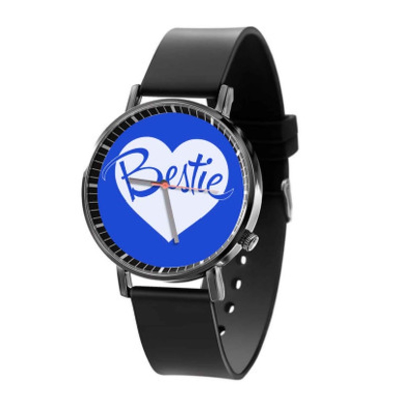 Bestie Black Quartz Watch Unisex With Premium Gift Box