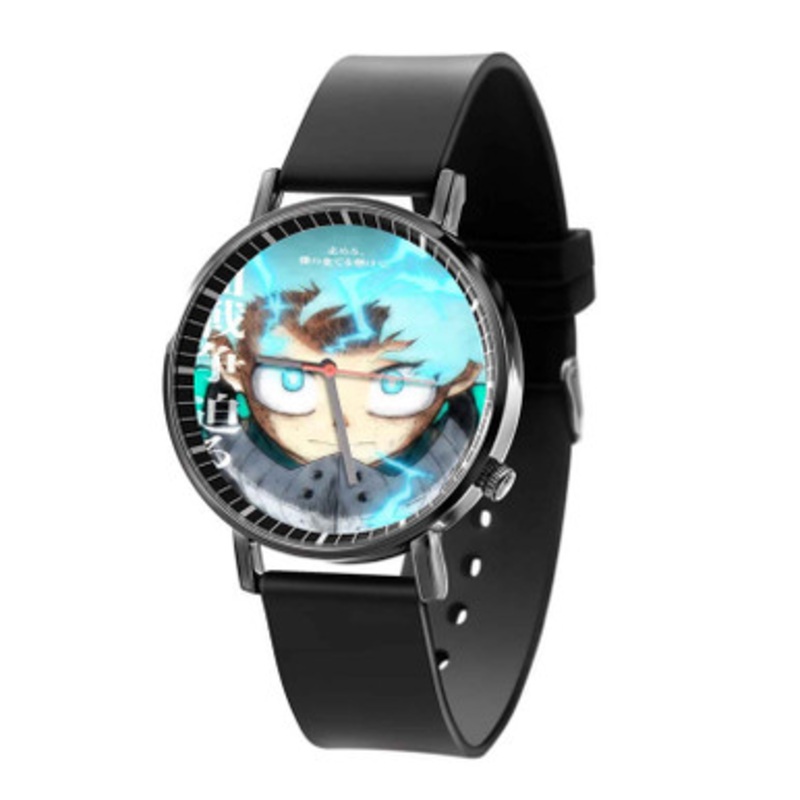 Boku no Hero Academia 6th Season Izuku Midoriya Black Quartz Watch Unisex With Premium Gift Box