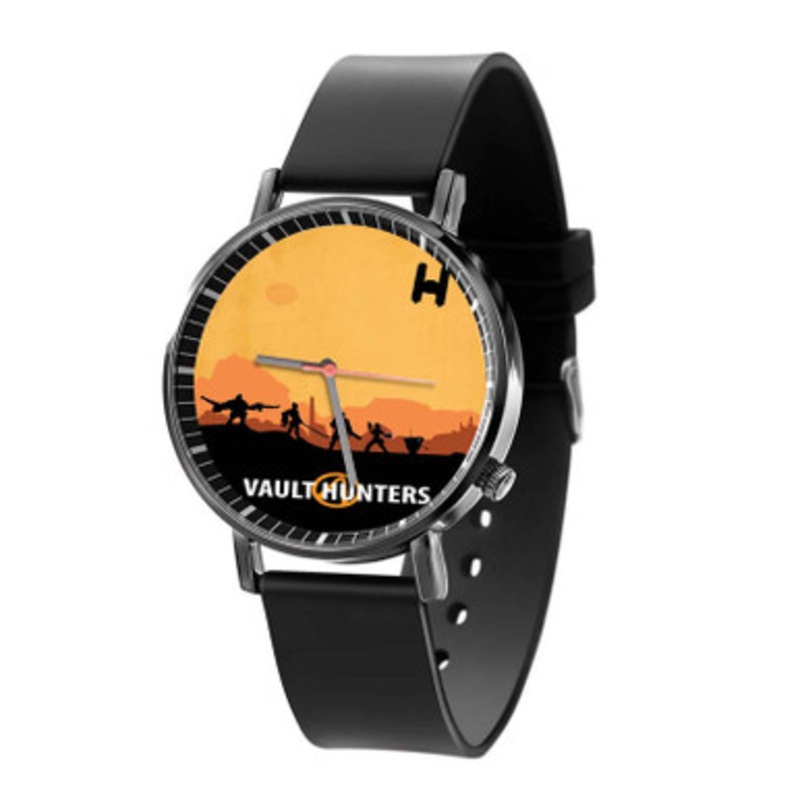 Borderlands 2 Art Black Quartz Watch Unisex With Premium Gift Box