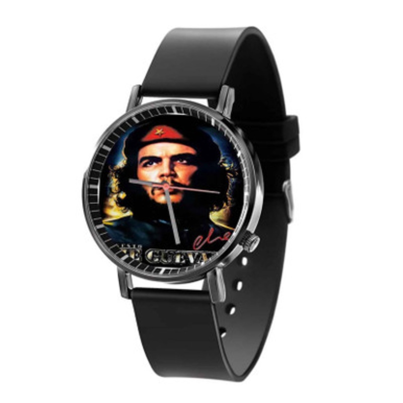 Che Guevara Black Quartz Watch With Premium Gift Box for Unisex