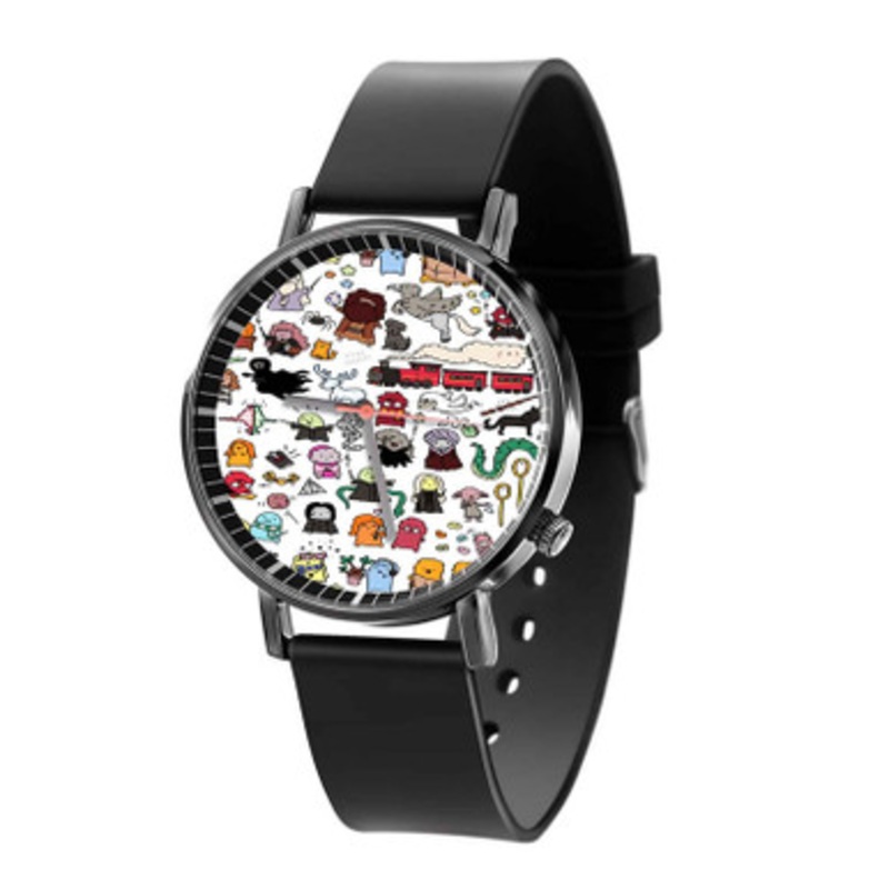 Chibi Harry Potter Black Quartz Watch Unisex With Premium Gift Box