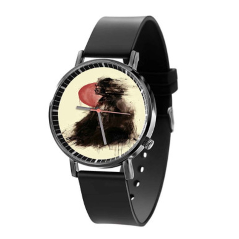 Darth Vader Star Wars Print Black Quartz Watch Unisex With Premium Gift Box