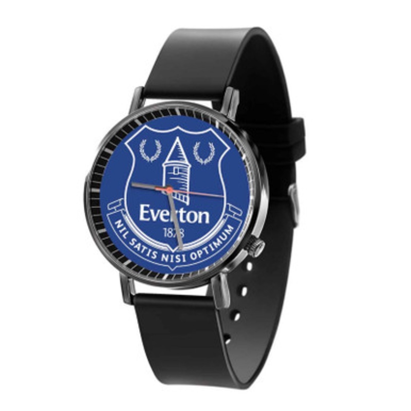 Everton FC Black Quartz Watch Unisex With Premium Gift Box