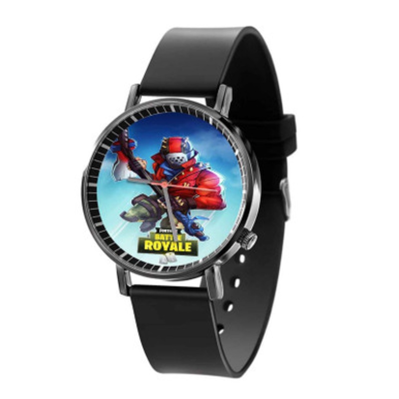 Fortnite Rust Lord Black Quartz Watch With Premium Gift Box for Unisex