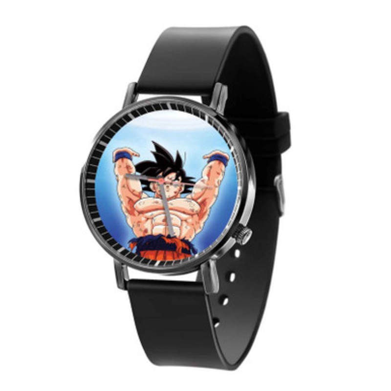Goku Spirit Bomb Dragon Ball Black Quartz Watch Unisex With Premium Gift Box