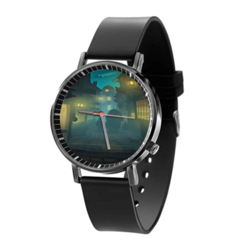 Harry Potter Diagon Alley Black Quartz Watch Unisex With Premium Gift Box